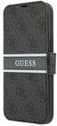 Guess 4G Stripe Wallet (iPhone 13 mini) - Svart