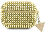 Guess Rhinestone Case Triangle Charm (AirPods Pro 2) - Guld