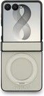 Guess Ring Stand Grained MagSafe Case (Galaxy Z Flip8)
