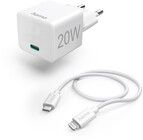 Hama 20W PD Wall Charger + USB-C To Lightning Cable