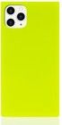 iDecoz Square Case - Neon (iPhone 11 Pro) - Gul