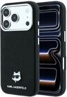 Karl Lagerfeld Grained Choupette Head Metal MagSafe (iPhone 17 Pro Max/18 Pro Max)