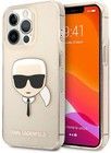 Karl Lagerfeld Hard Glitter Case (iPhone 13 Pro) - Guld