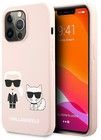 Karl Lagerfeld Silicone Friends Case (iPhone 13 Pro) - Ljusrosa