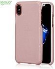 Lenuo Music Leather Case (iPhone X/Xs) - Rosa