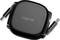 LogiLink Utdragbar USB-C-kabel 60W