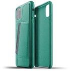 Mujjo Full Leather Wallet Case (iPhone 11 Pro Max) - Grn