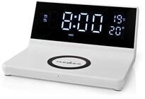 Nedis Multifunctional Alarm Clock - Vit