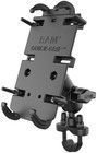 RAM Mount Quick-Grip XL Phone Mount with Handlebar U-Bolt Base (iPhone)