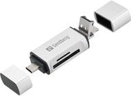 Sandberg Card Reader USB-C+USB-A+MicroUSB