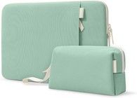 Tomtoc A23 Laptop Sleeve with Accessory Jelly Pouch (Macbook Pro 14) - Turkos