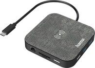 Trasig frpackning: Hama USB-C Multiport Hubb med Qi-laddning