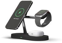 Trasig f�rpackning: Moobio 4-in-1 Magnetic Wireless Charger - Svart
