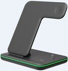 Trasig f�rpackning: Moobio Tr�dl�s Laddstation 3-i-1 15W med 1 Qi-plats