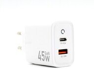 Trasig f�rpackning: Moobio V�ggladdare 45W USB-C och USB-A GaN PD