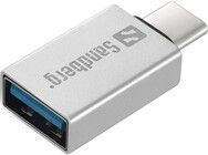 Trasig f�rpackning: Sandberg USB-C till USB-A Dongle