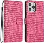Trolsk Crocodile 3 Card Wallet (iPhone 16 Pro) - Rosa