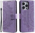 Trolsk Pl�nboksfodral Mandala med Rem (iPhone 16 Pro Max)