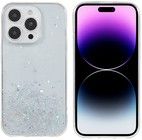 Trolsk Mobilskal med Flytande Glitter - Stj�rnhimmel (iPhone 14 Pro Max)
