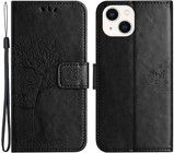 Trolsk Tree and Owl Wallet (iPhone 14 Plus) - Svart
