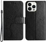Trolsk Pl�nboksfodral Tr�d och Uggla (iPhone 14 Pro)