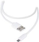 Vivanco MicroUSB Charging Cable - Vit 1,2 meter