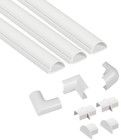 Vivanco Round Cable Trunking Set 30 x 15mm 