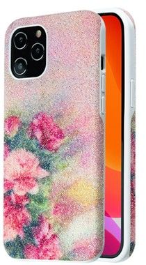 Kingxbar Glitter Case - Rose Flower (iPhone 12/12 Pro)