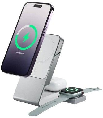 Alogic Matrix 3-in-1 Magnetic Charging Dock with Apple Watch Charger