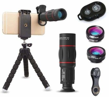 Apexel 4-in-1 Lens Kit with Tripod