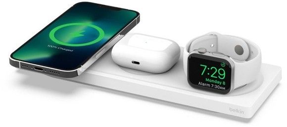 Belkin Boost Charge Pro 3-in-1 Wireless Charging Pad with MagSafe
