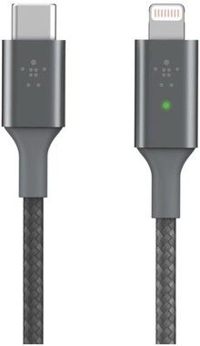 Belkin BoostCharge Smart LED USB-C to Lightning Cable