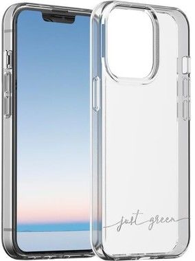 Bigben Just Green Recyclable Case Transparent (iPhone 13 Pro)