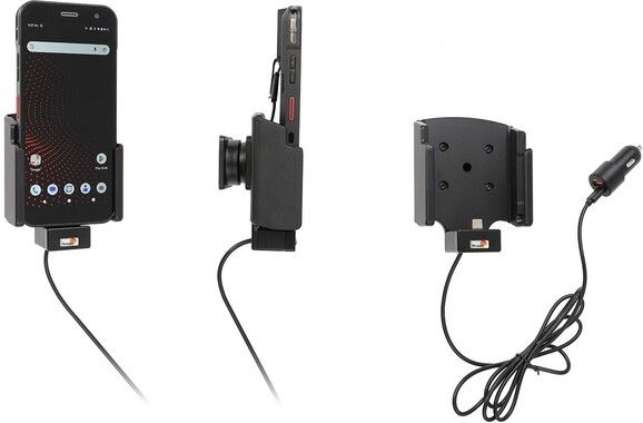 Brodit Aktiv h�llare med USB-kabel och cigg-adapter 721460
