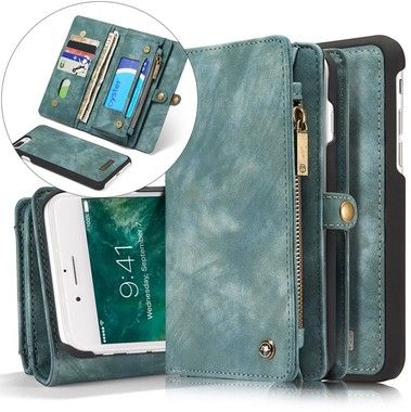 CaseMe Vintage 2-in-1 (iPhone 7 Plus) - bl�gr�n