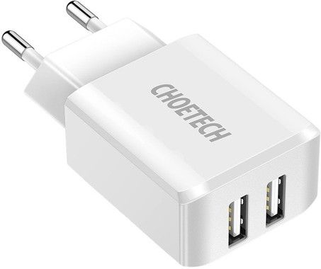 Choetech 10W Dual USB Travel Wall Charger