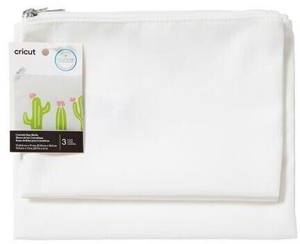 Cricut Cosmetic Bags Blank 3-pack