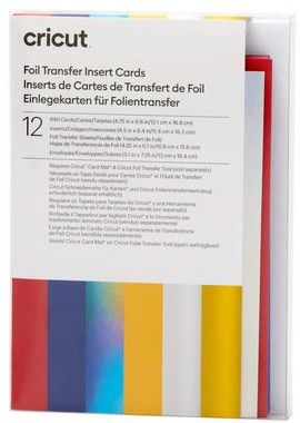 Cricut Foil Transfer Insert Cards Sampler R40 12-pack