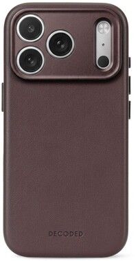 Decoded Leather Back Cover MagSafe (iPhone 17 Pro/18 Pro)