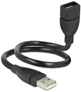 Delock Formbar Frlngningskabel USB-A
