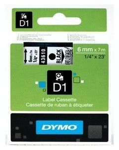 Dymo Tape D1 6mm x 7m