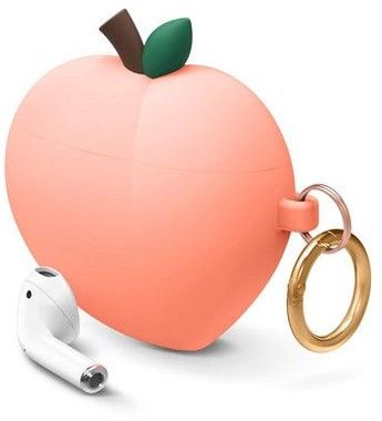 Elago AirPods Peach Hang Case (Apple AirPods 1/2)