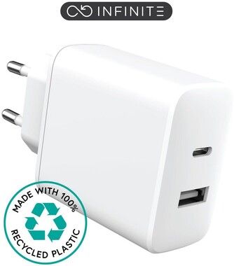 eStuff Infinite PD Wall Charger USB-C + USB-A