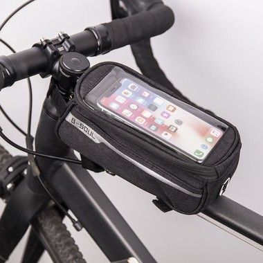 Forever Waterproof Bike Frame Bag with Phone Holder