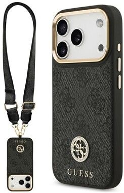 Guess 4G Strass Logo Case with Strap (iPhone 17 Pro)