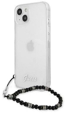 Guess Case with Pearl Hand Strap (iPhone 13)