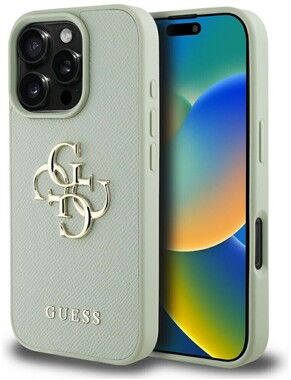 Guess Grained 4G Logo Case (iPhone 16 Pro)