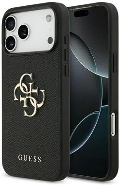 Guess Grained 4G Logo Case (iPhone 17 Pro Max)