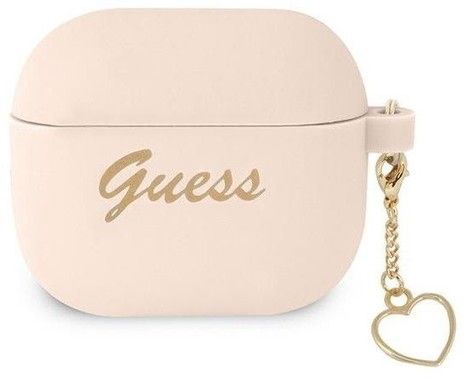 Guess Silicone Heart Charm Cover (AirPods 3)