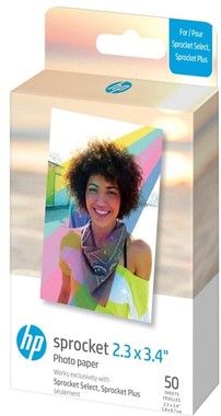 HP Sprocket Select Zink Paper 2,3x3,4\"